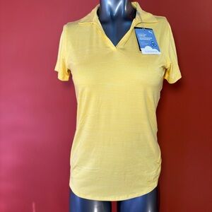 Puma Bright Yellow Short Sleeve Polo